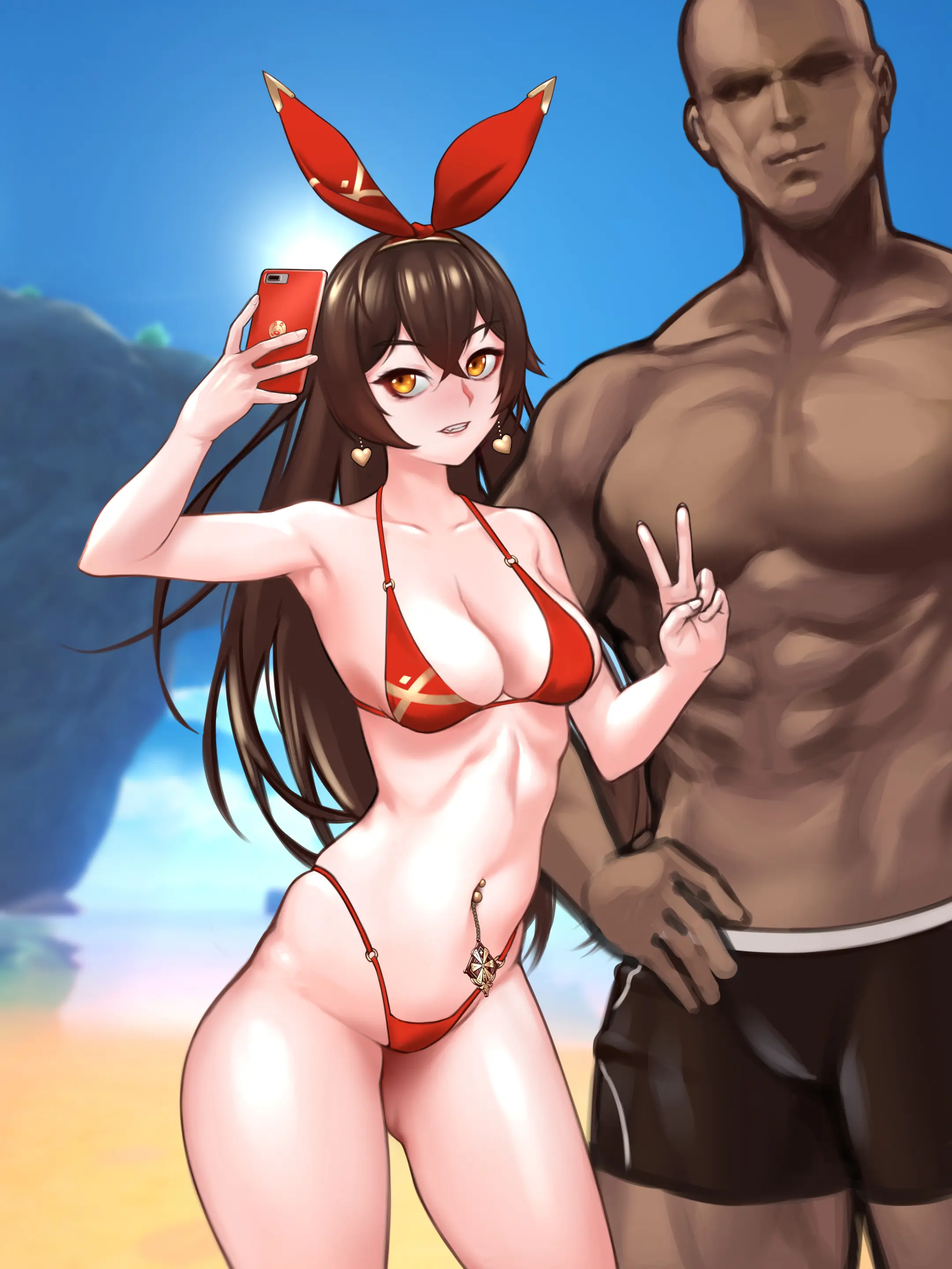 Genshin_Amber_Swimsuits (Decensored)